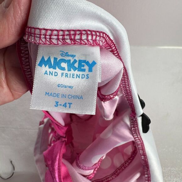 Disney Mickey and Friends Spirit Halloween Store Minnie Mouse Costume 3-4T Pink - Picture 7 of 9
